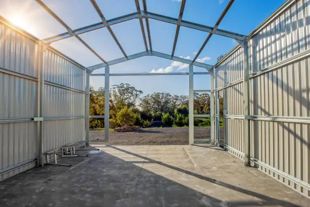 Structural Steel Frame – Dammam Warehouse
